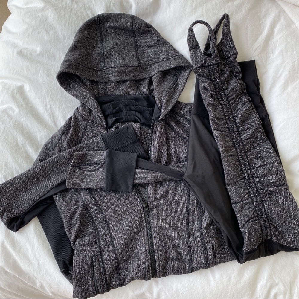 Lululemon Zip Up Jacket and Leggings Set